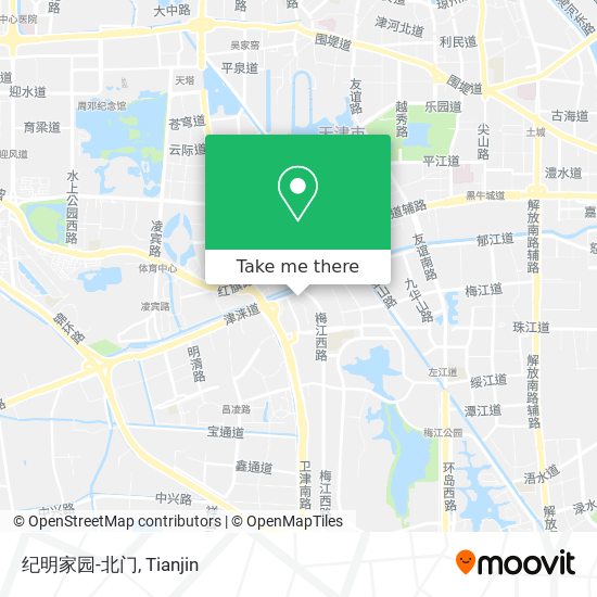 纪明家园-北门 map