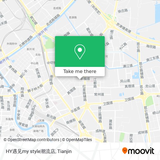 HY遇见my style潮流店 map