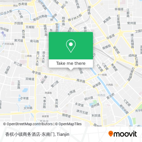 香槟小镇商务酒店-东南门 map
