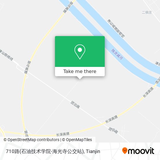 710路(石油技术学院-海光寺公交站) map