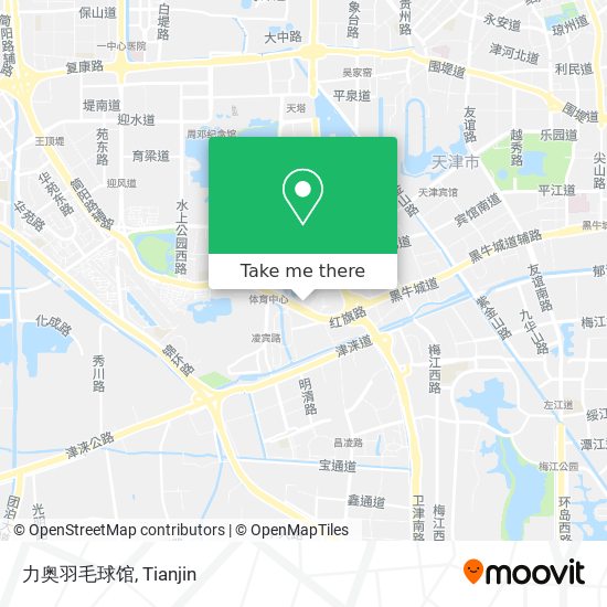 力奥羽毛球馆 map