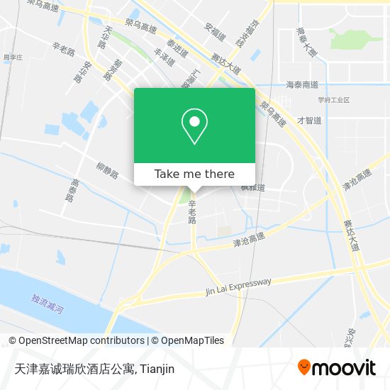 天津嘉诚瑞欣酒店公寓 map