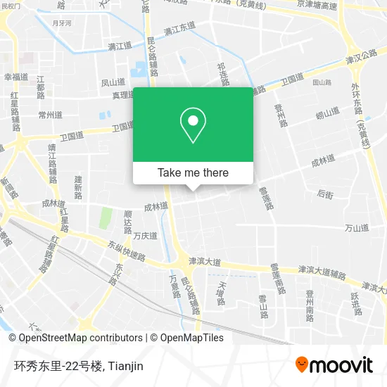 环秀东里-22号楼 map