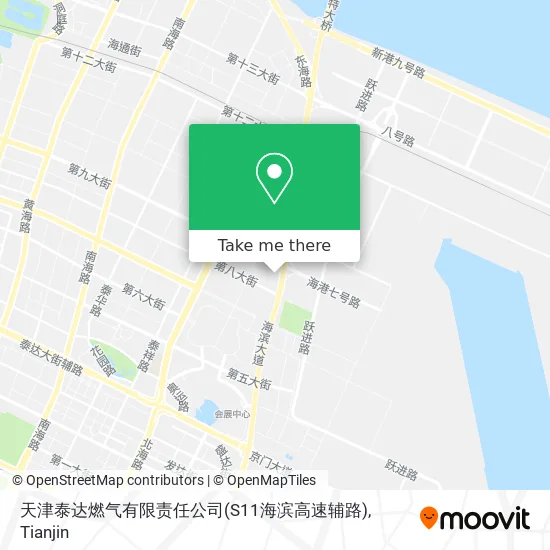 天津泰达燃气有限责任公司(S11海滨高速辅路) map
