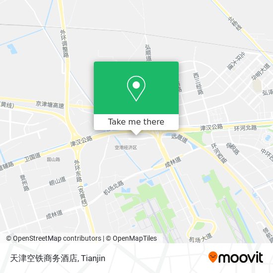 天津空铁商务酒店 map