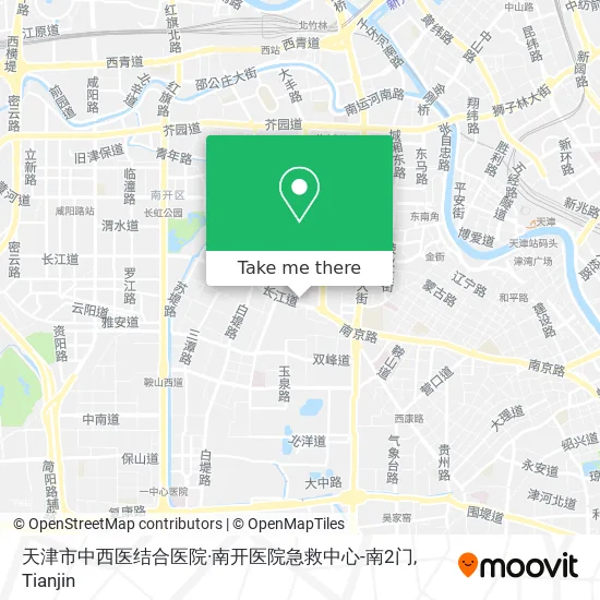 天津市中西医结合医院·南开医院急救中心-南2门 map