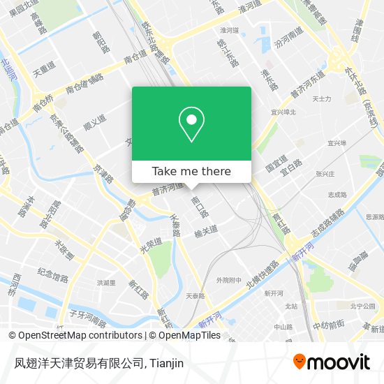 凤翅洋天津贸易有限公司 map