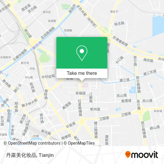 丹露美化妆品 map