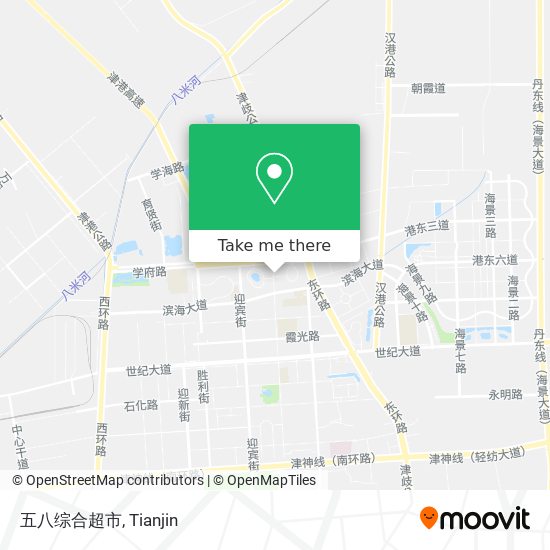 五八综合超市 map