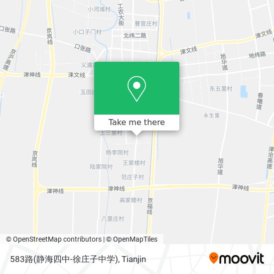 583路(静海四中-徐庄子中学) map