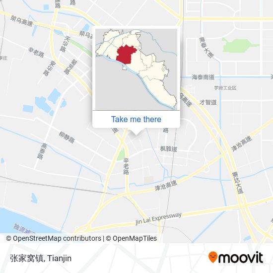 张家窝镇 map