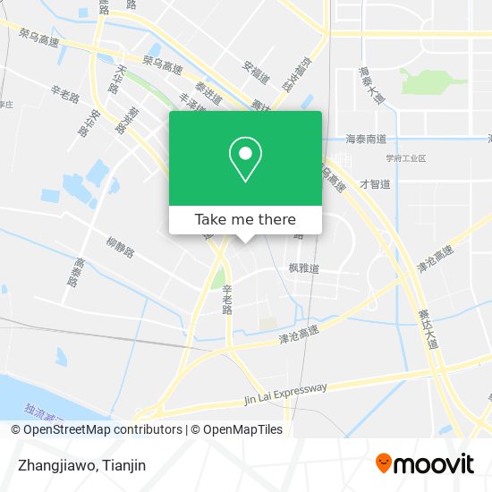 Zhangjiawo map