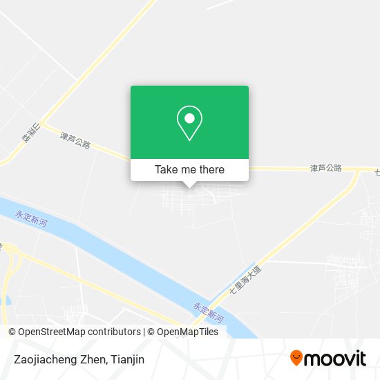 Zaojiacheng Zhen map