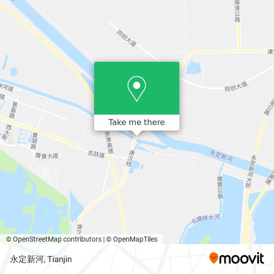 永定新河 map