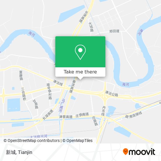 新城 map