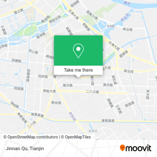 Jinnan Qu map