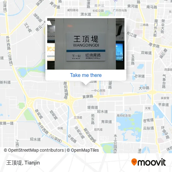 王顶堤 map