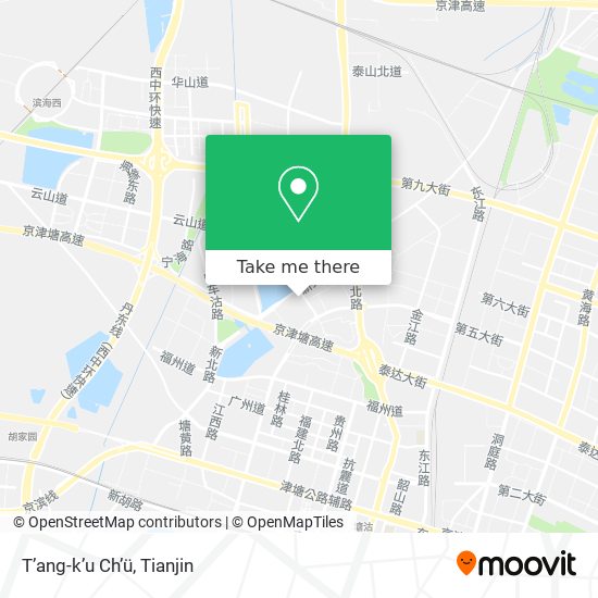 T’ang-k’u Ch’ü map