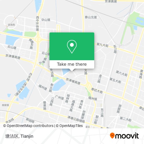 塘沽区 map