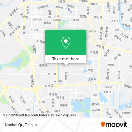 Nankai Qu map