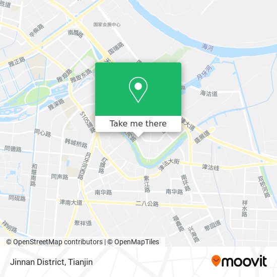 Jinnan District map