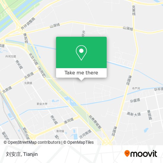 刘安庄 map