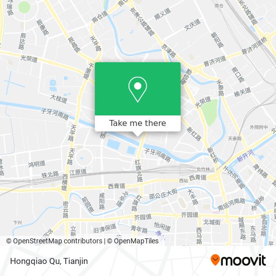 Hongqiao Qu map