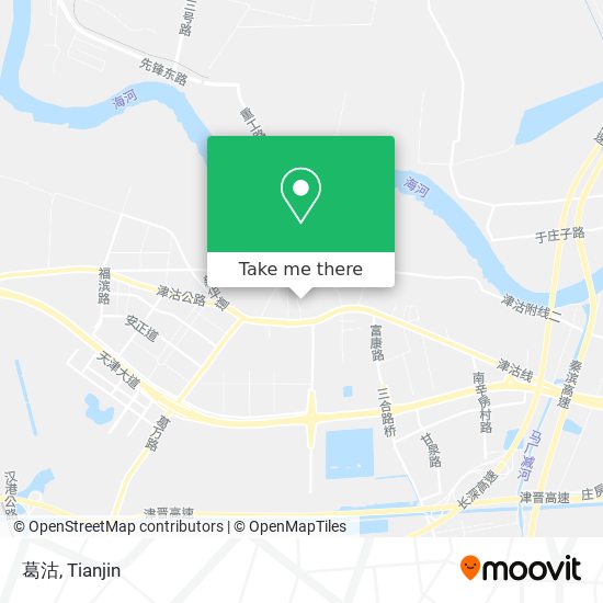 葛沽 map