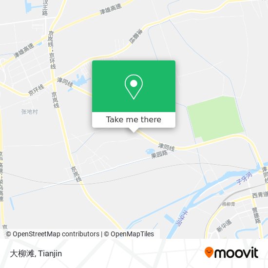 大柳滩 map