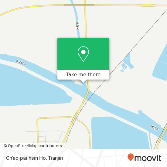 Ch’ao-pai-hsin Ho map