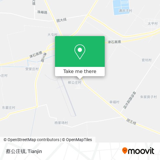 蔡公庄镇 map