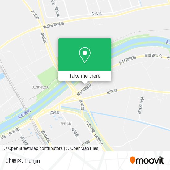 北辰区 map