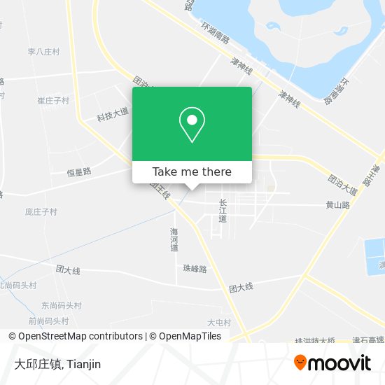 大邱庄镇 map