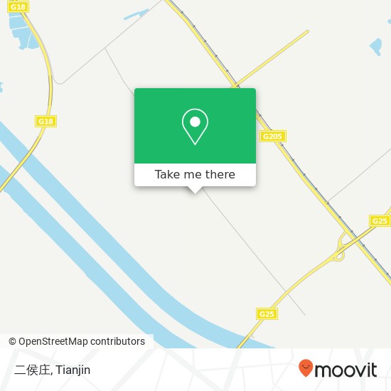 二侯庄 map