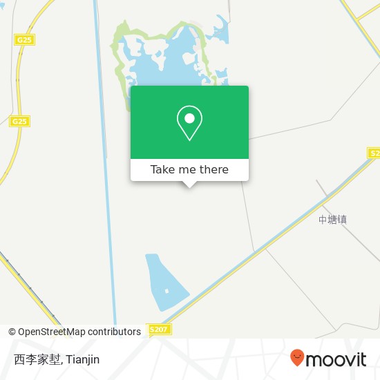西李家堼 map
