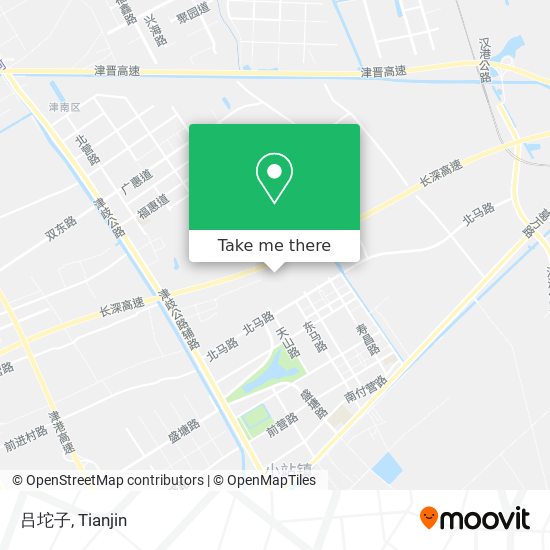 吕坨子 map