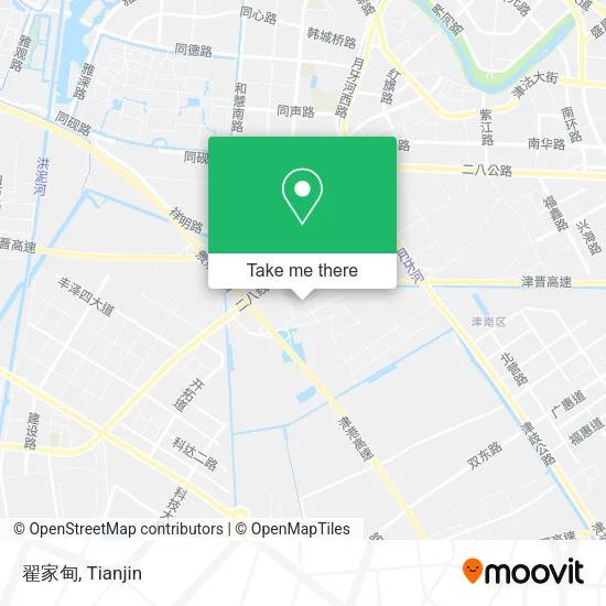 翟家甸 map