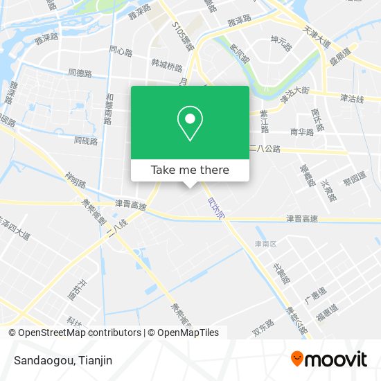 Sandaogou map