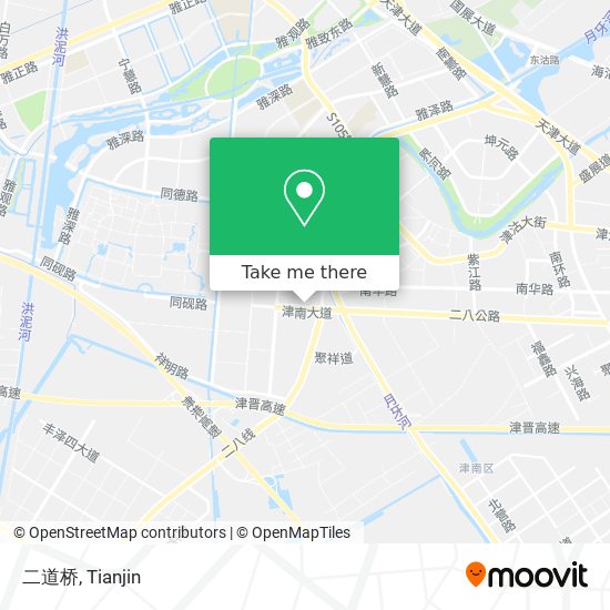 二道桥 map