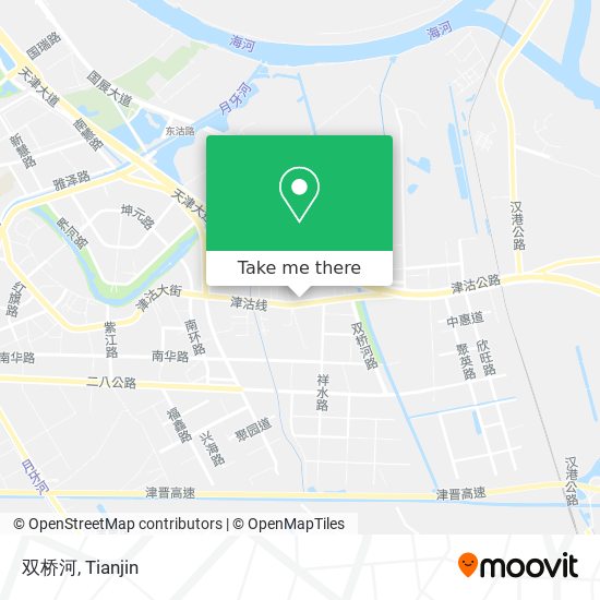 双桥河 map