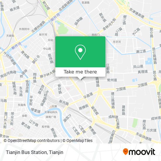 Tianjin Bus Station map