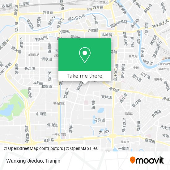Wanxing Jiedao map