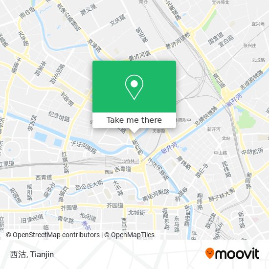西沽 map