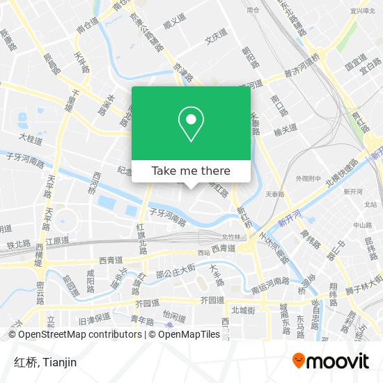 红桥 map