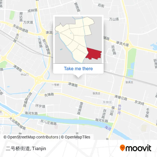 二号桥街道 map