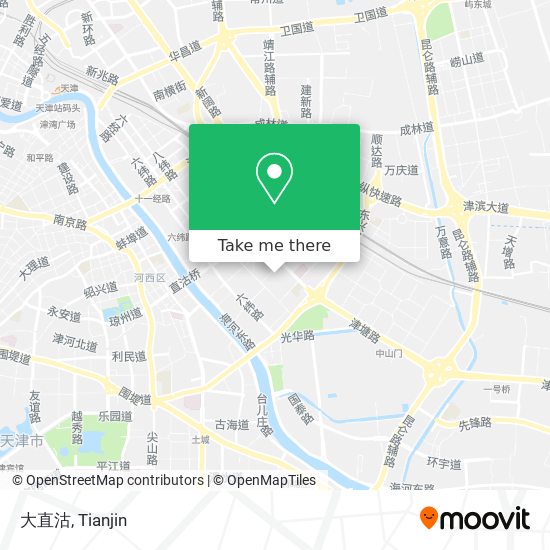 大直沽 map