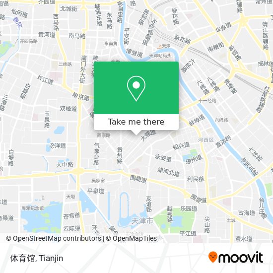 体育馆 map
