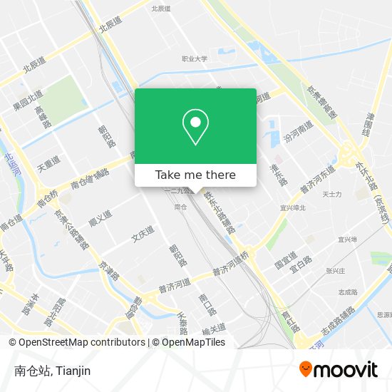 南仓站 map