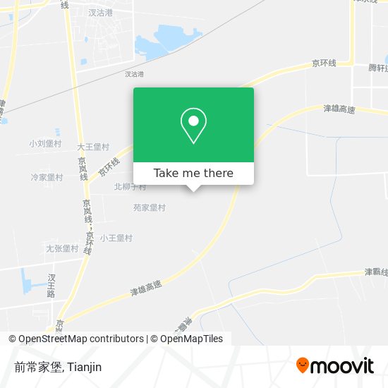 前常家堡 map