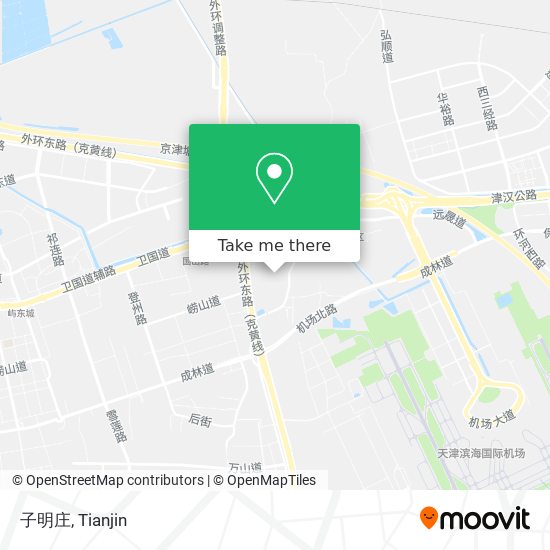 子明庄 map